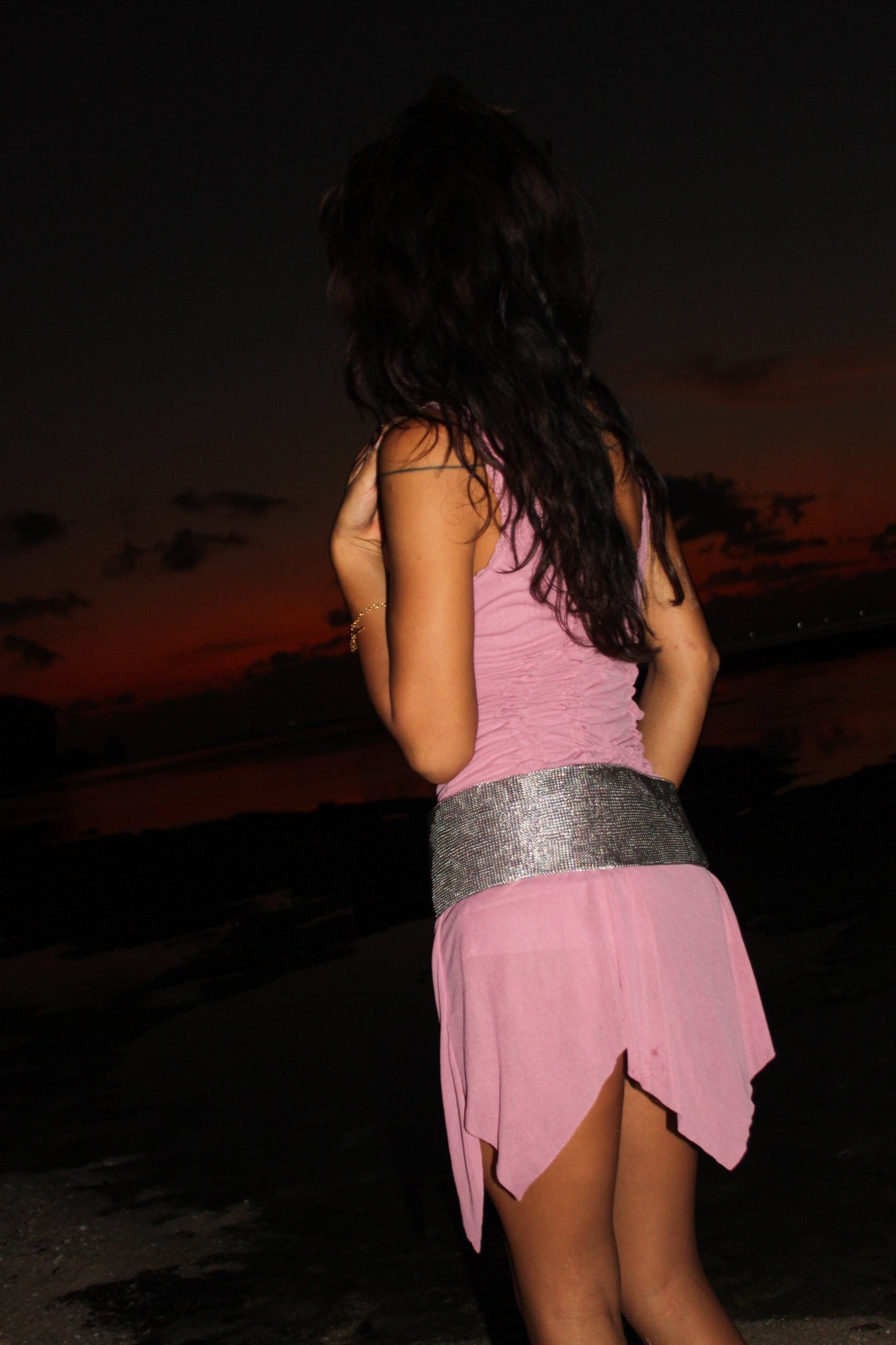 Athena belt Silver