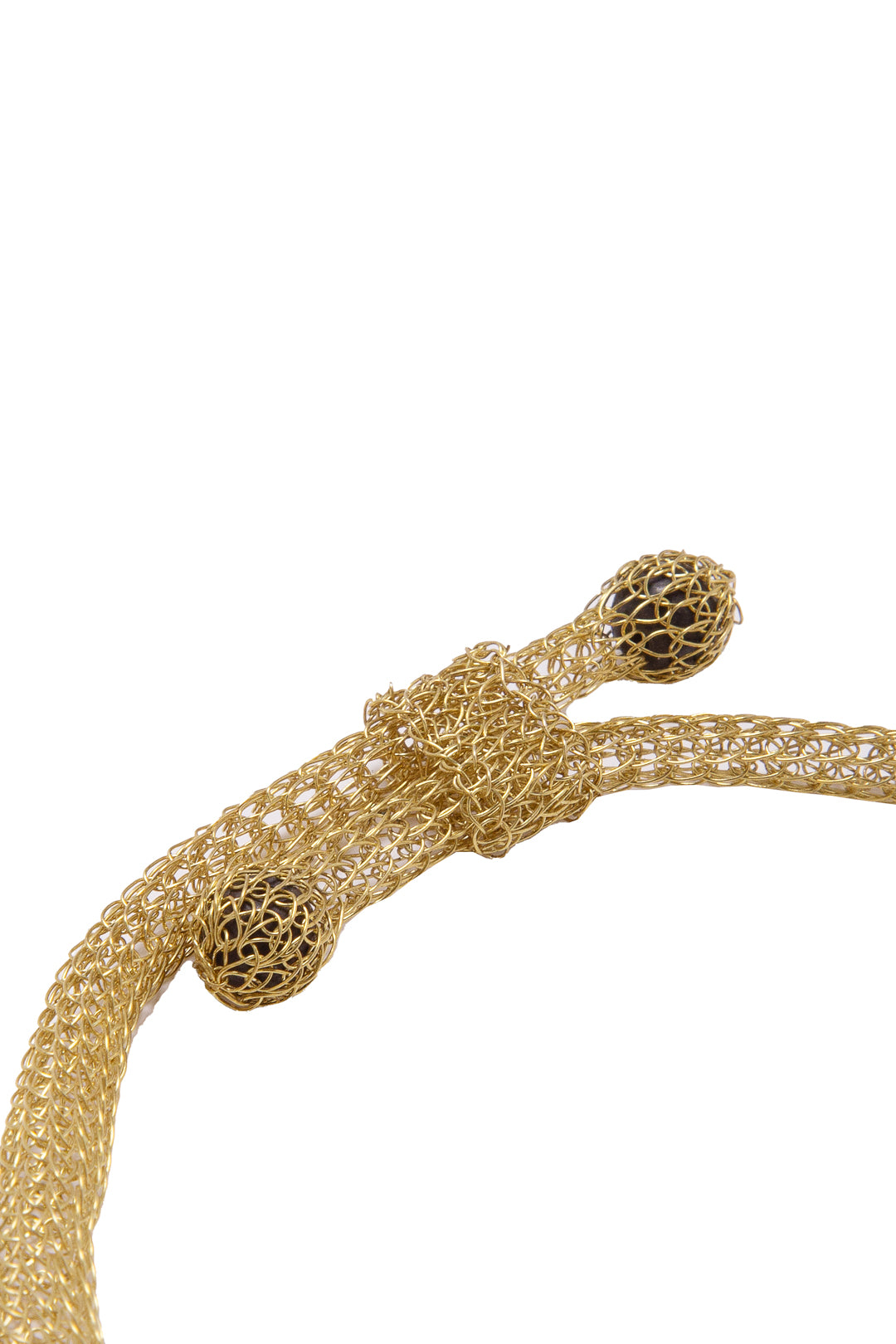Moon halo necklace Gold