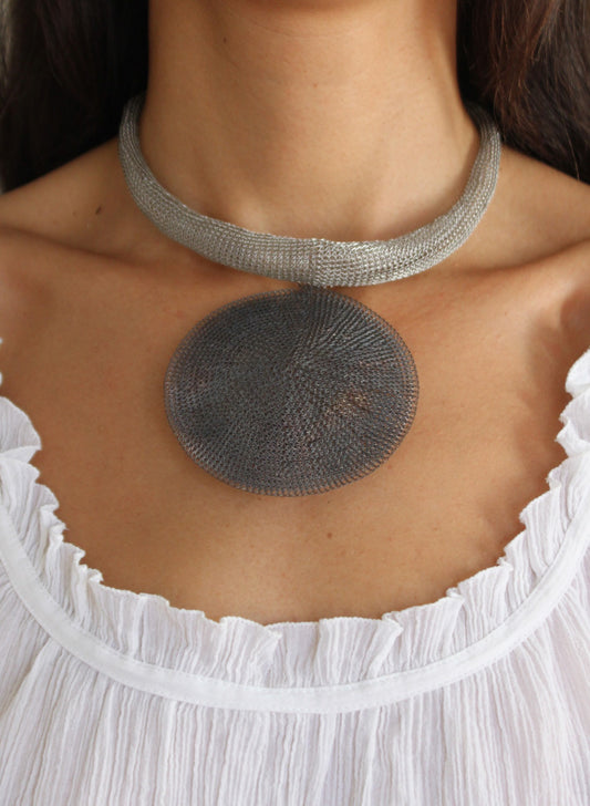 Full Moon necklace Silver