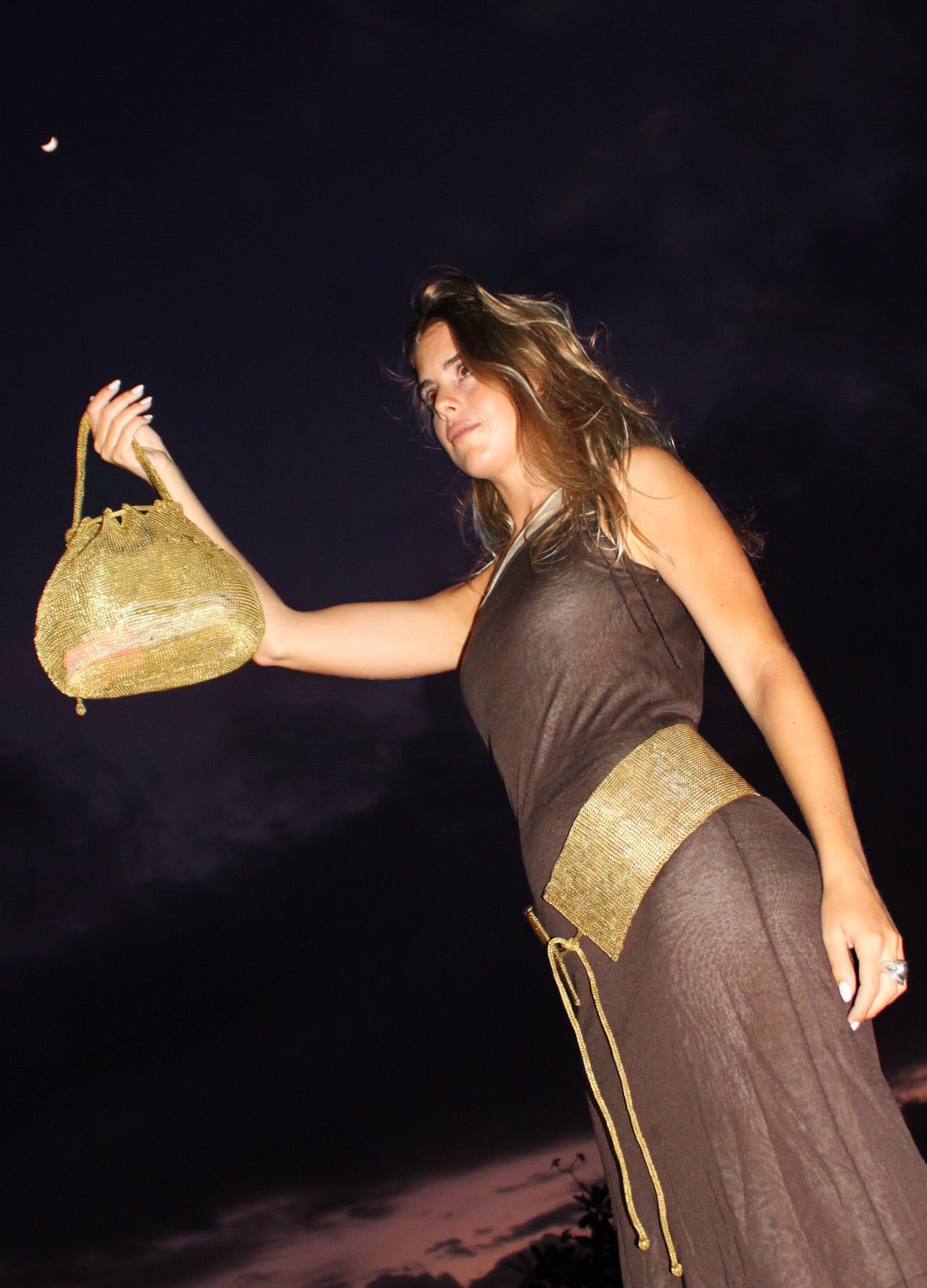 Aphrodite bag Gold