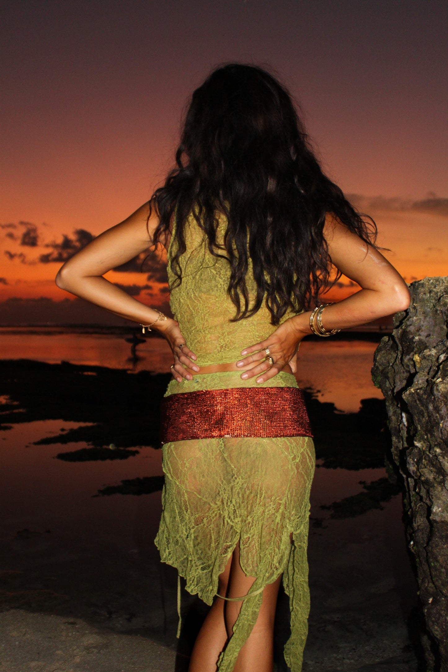 Athena belt Terracotta