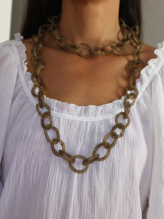 Iris chain Labradorita