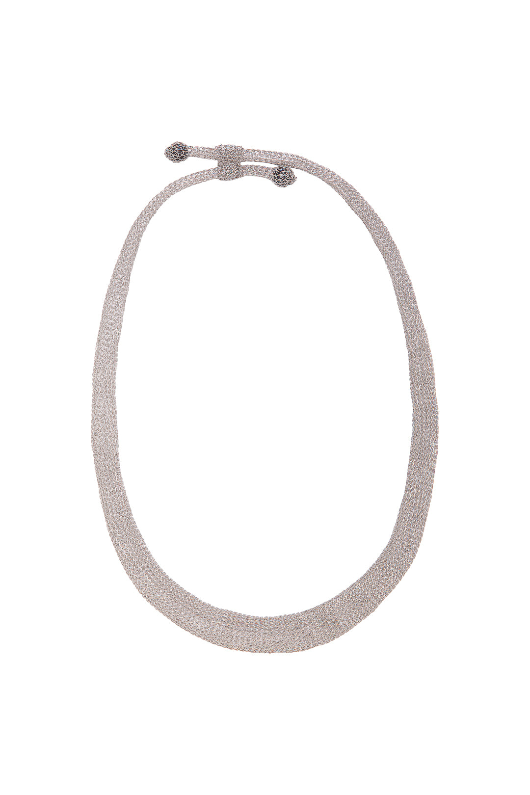 Moon halo necklace Silver