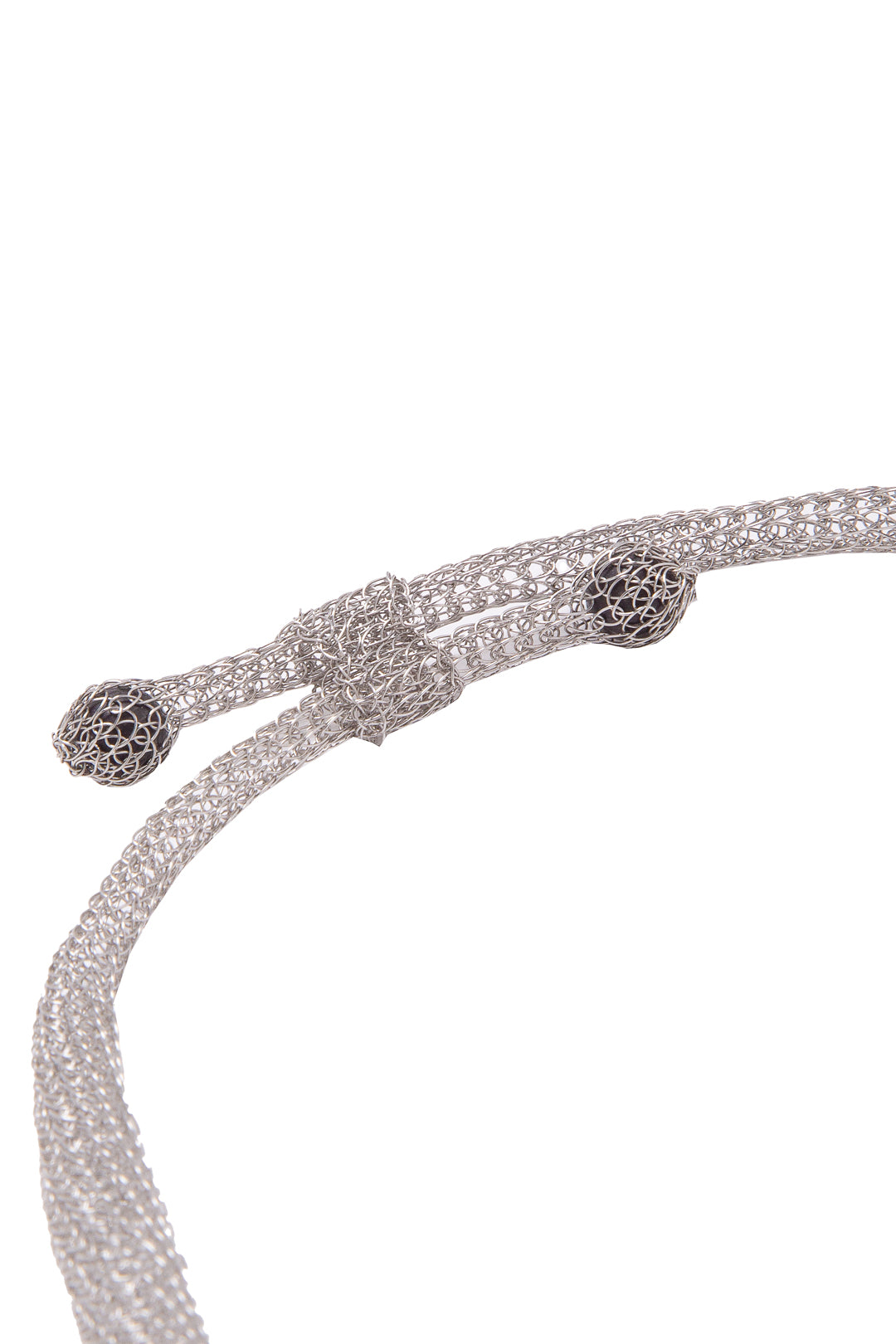 Moon halo necklace Silver