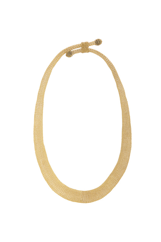Moon halo necklace Gold